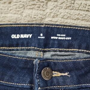Old Navy Dark Blue Boot-Cut Jeans